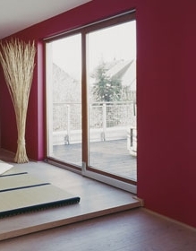Tilt and slide balcony doors